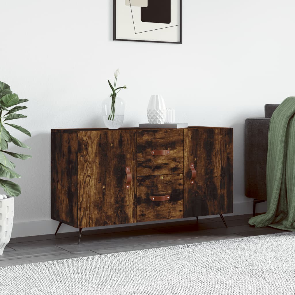Příborník Bílý 100 X 36 X 60 Cm Kompozitní Dřevo