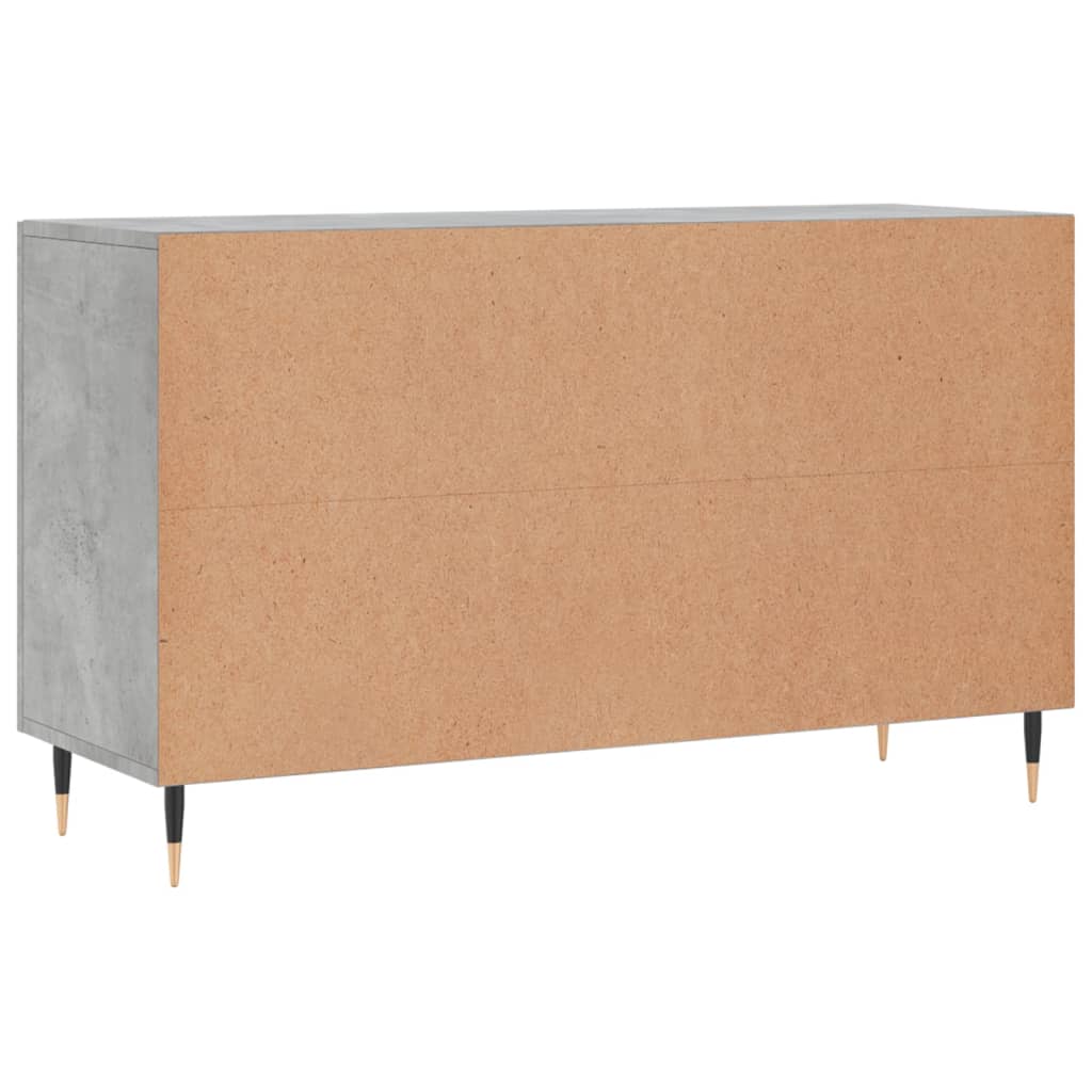 Příborník Betonově Šedý 100 X 36 X 60 Cm Kompozitní Dřevo