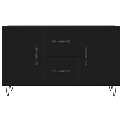 Příborník Černý 100 X 36 X 60 Cm Kompozitní Dřevo