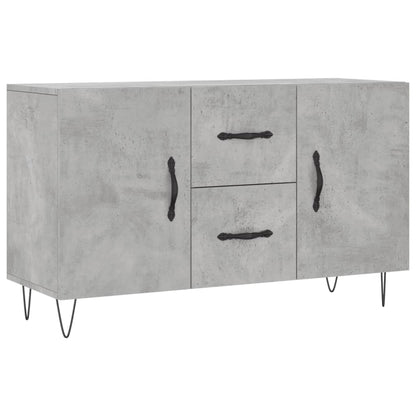 Příborník Betonově Šedý 100 X 36 X 60 Cm Kompozitní Dřevo