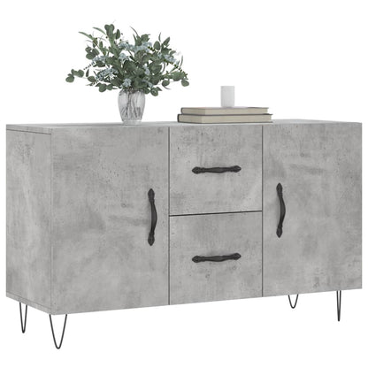 Příborník Betonově Šedý 100 X 36 X 60 Cm Kompozitní Dřevo
