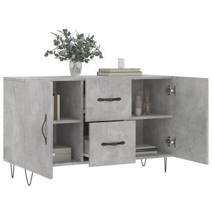 Příborník Betonově Šedý 100 X 36 X 60 Cm Kompozitní Dřevo