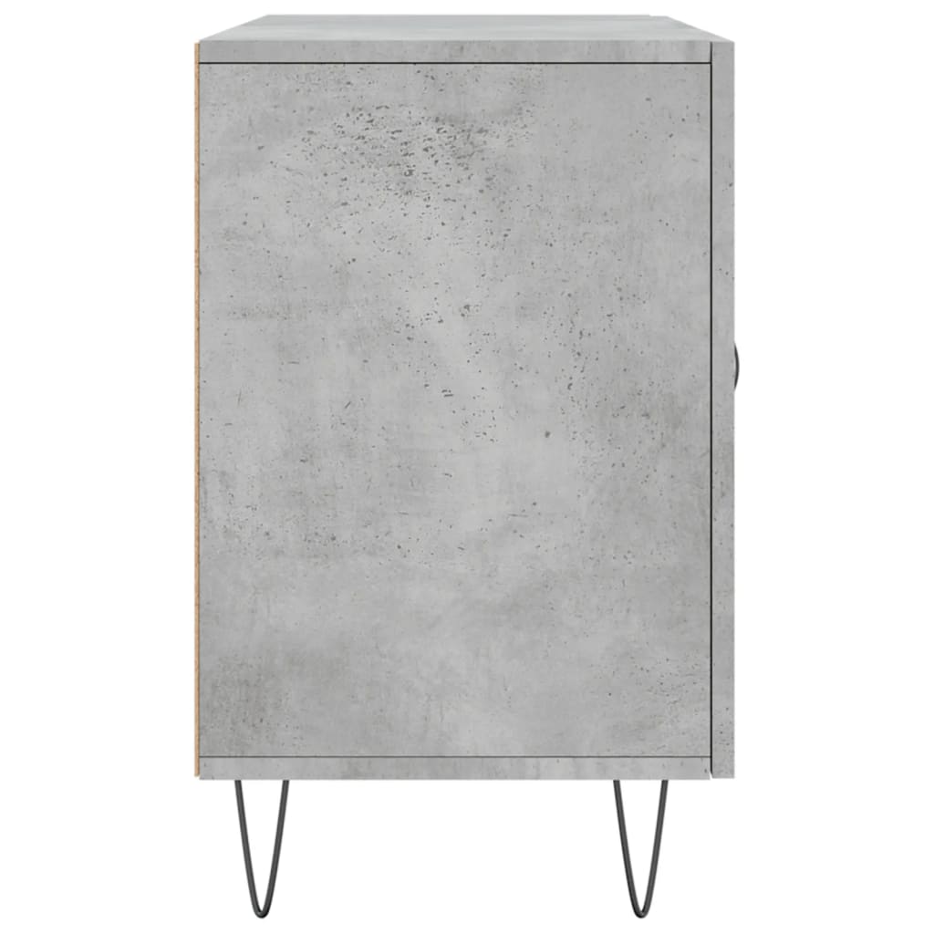 Příborník Betonově Šedý 100 X 36 X 60 Cm Kompozitní Dřevo