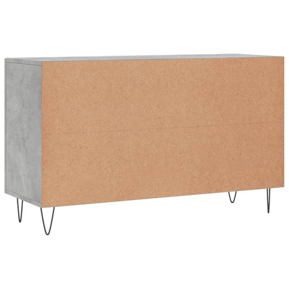 Příborník Betonově Šedý 100 X 36 X 60 Cm Kompozitní Dřevo