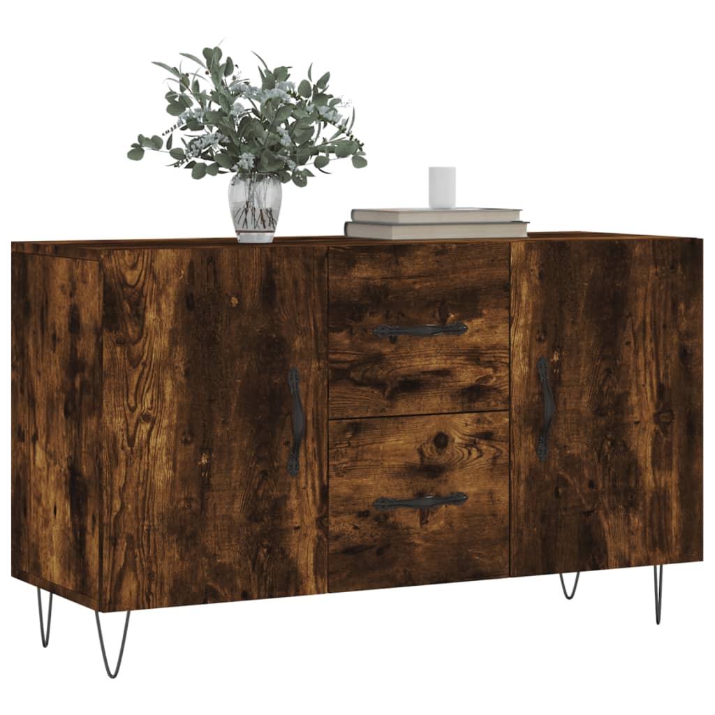 Příborník Kouřový Dub 100 X 36 X 60 Cm Kompozitní Dřevo