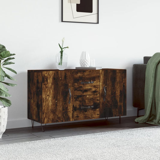 Příborník Kouřový Dub 100 X 36 X 60 Cm Kompozitní Dřevo