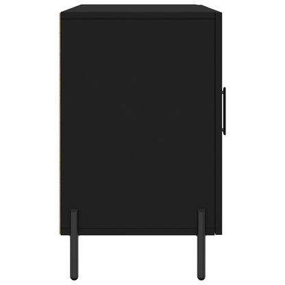 Příborník Černý 100 X 36 X 60 Cm Kompozitní Dřevo