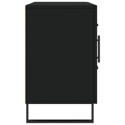 Příborník Černý 100 X 36 X 60 Cm Kompozitní Dřevo