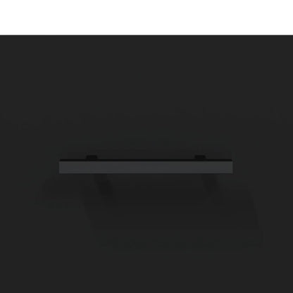 Příborník Černý 100 X 36 X 60 Cm Kompozitní Dřevo