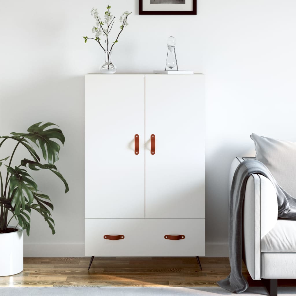 Skříň Highboard 69,5 X 31 X 115 Cm Kompozitní Dřevo