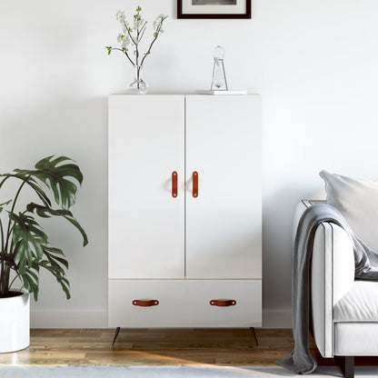 Skříň Highboard 69,5 X 31 X 115 Cm Kompozitní Dřevo