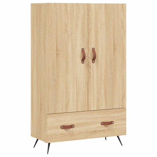 Skříň Highboard 69,5 X 31 X 115 Cm Kompozitní Dřevo