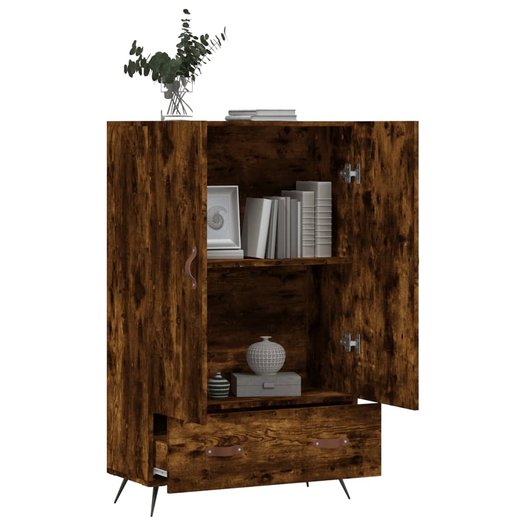 Skříň Highboard 69,5 X 31 X 115 Cm Kompozitní Dřevo