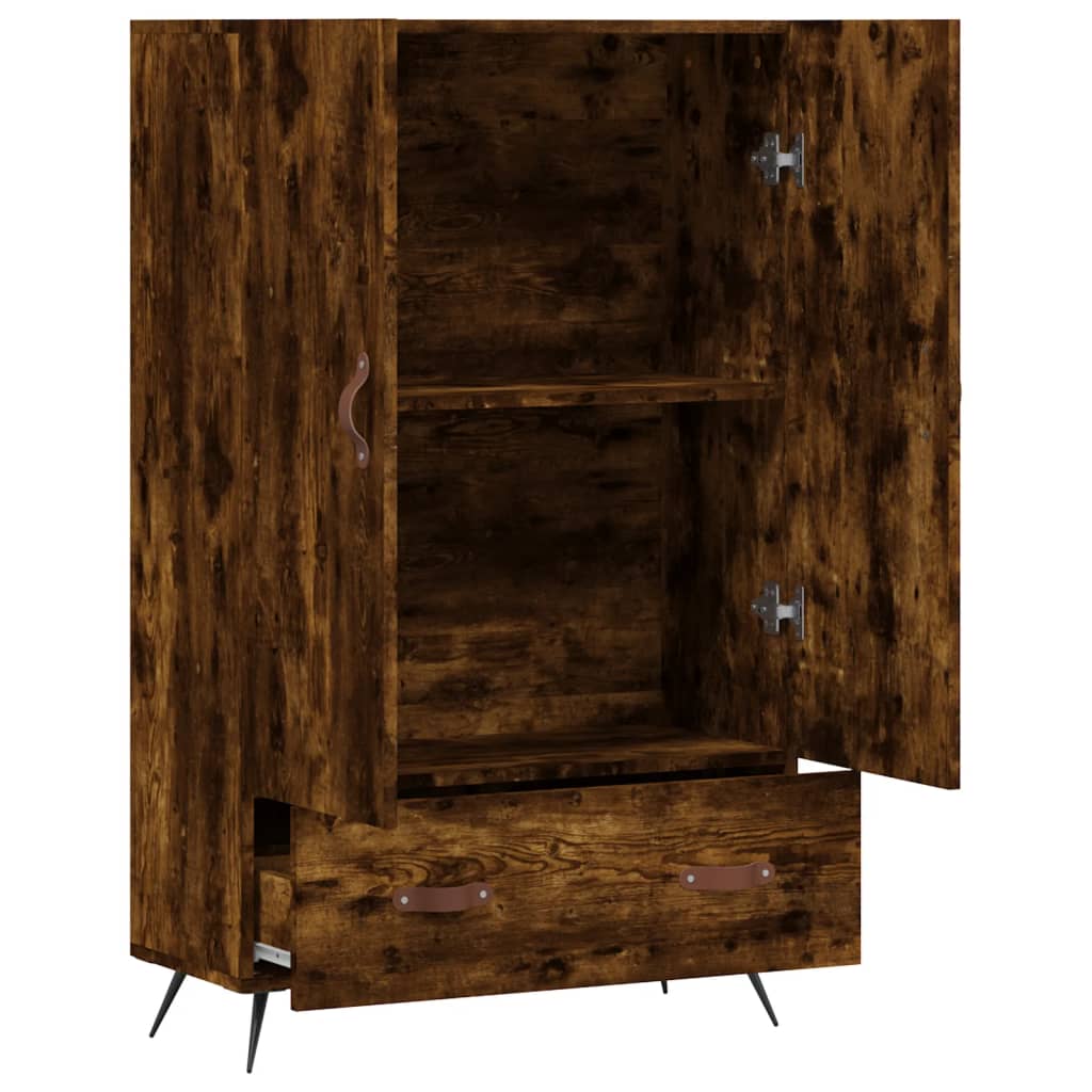 Skříň Highboard 69,5 X 31 X 115 Cm Kompozitní Dřevo