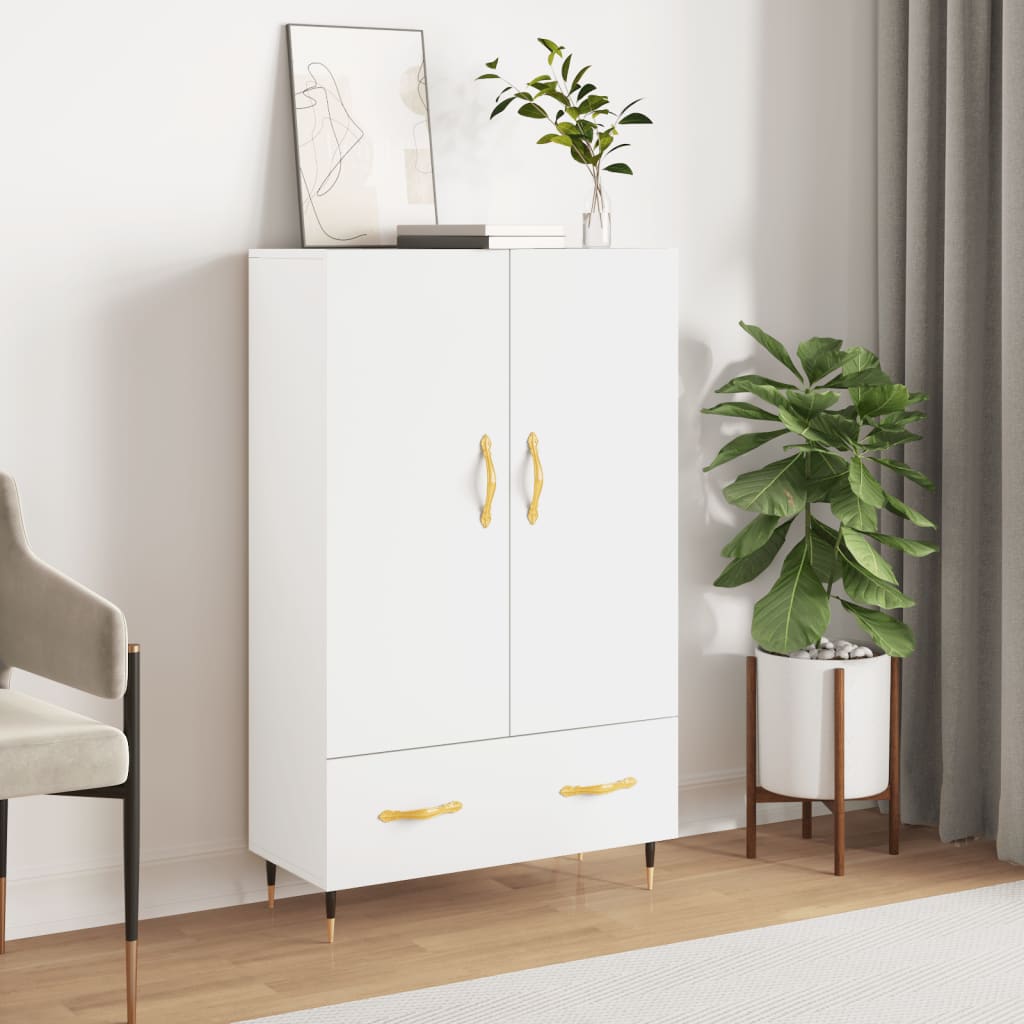Skříň Highboard Šedá Sonoma 69,5 X 31 X 115 Cm Kompozitní Dřevo