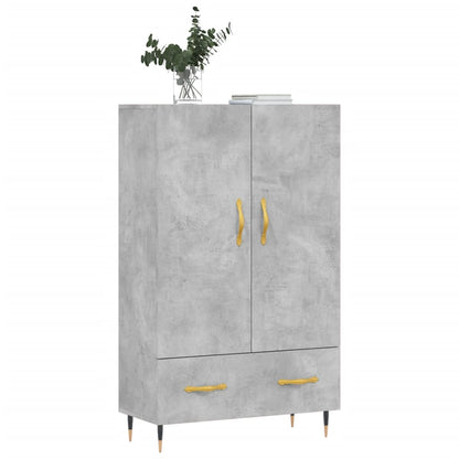 Skříň Highboard Betonově Šedá 69,5X31X115 Cm Kompozitní Dřevo