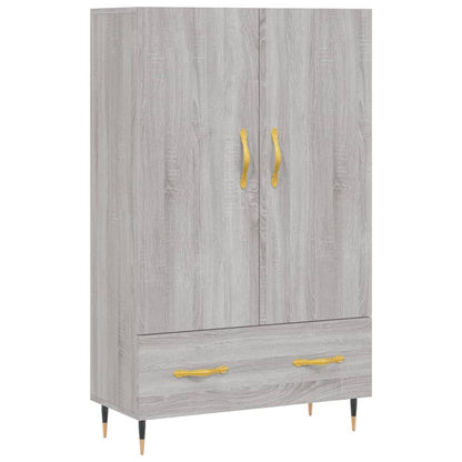 Skříň Highboard Šedá Sonoma 69,5 X 31 X 115 Cm Kompozitní Dřevo
