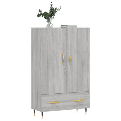 Skříň Highboard Šedá Sonoma 69,5 X 31 X 115 Cm Kompozitní Dřevo
