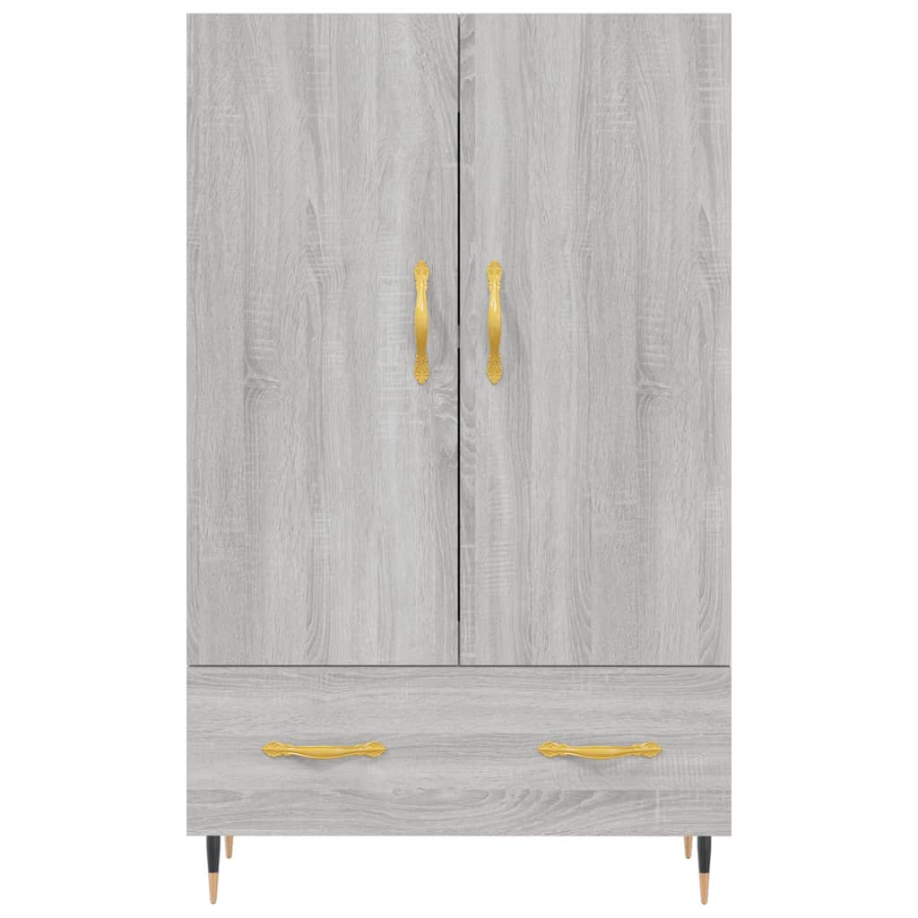 Skříň Highboard Šedá Sonoma 69,5 X 31 X 115 Cm Kompozitní Dřevo