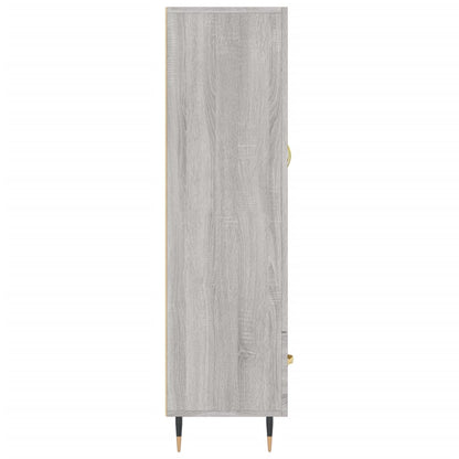 Skříň Highboard Šedá Sonoma 69,5 X 31 X 115 Cm Kompozitní Dřevo