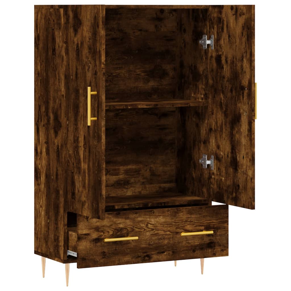 Skříň Highboard 69,5 X 31 X 115 Cm Kompozitní Dřevo