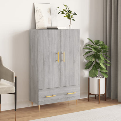 Skříň Highboard 69,5 X 31 X 115 Cm Kompozitní Dřevo