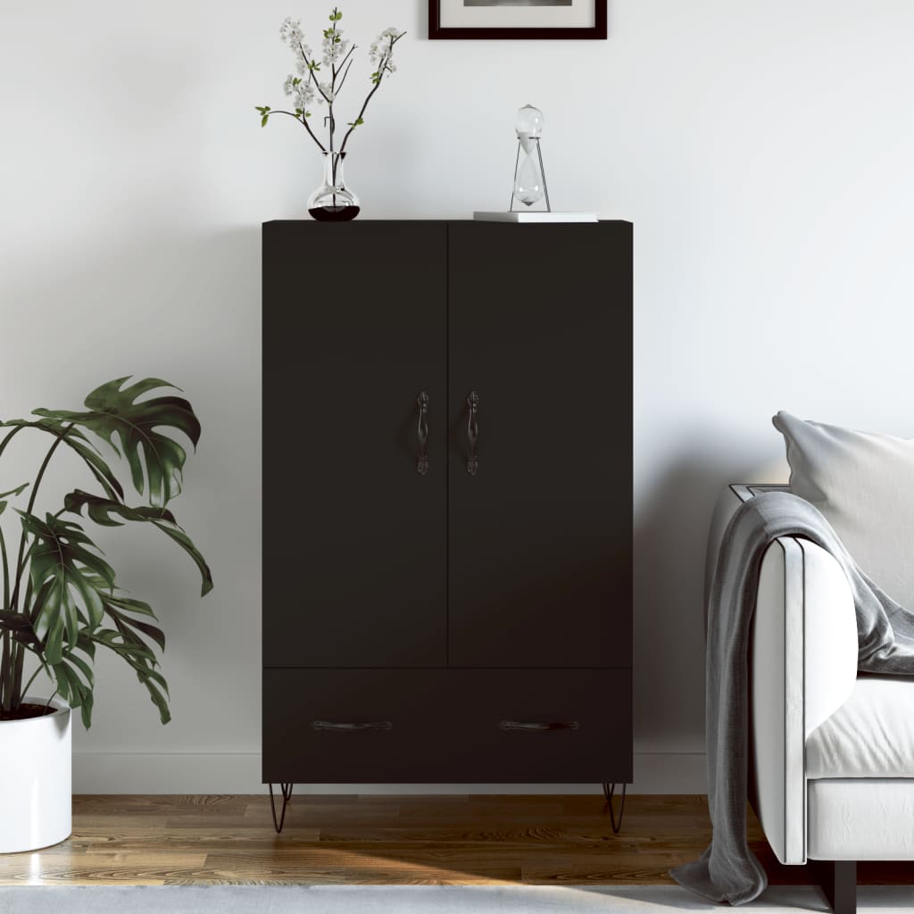 Skříň Highboard Betonově Šedá 69,5X31X115 Cm Kompozitní Dřevo