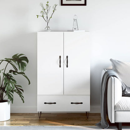 Skříň Highboard Betonově Šedá 69,5X31X115 Cm Kompozitní Dřevo