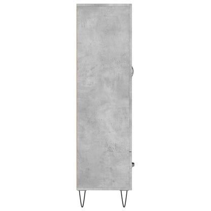 Skříň Highboard Betonově Šedá 69,5X31X115 Cm Kompozitní Dřevo