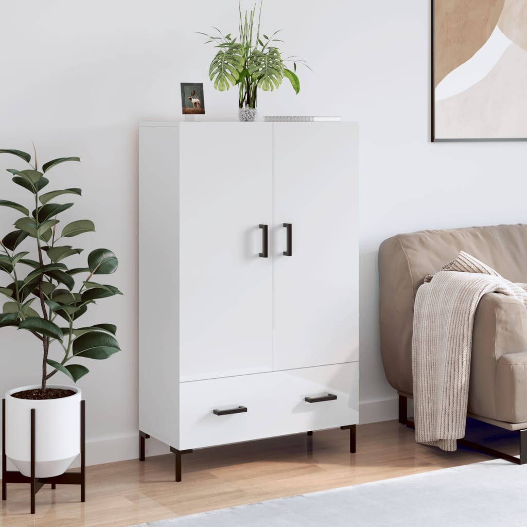 Skříň Highboard Šedá Sonoma 69,5 X 31 X 115 Cm Kompozitní Dřevo