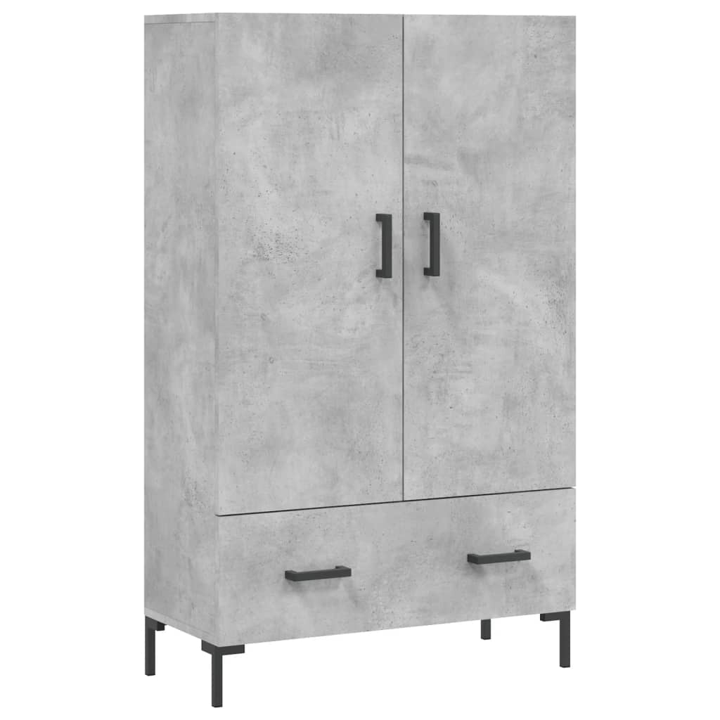 Skříň Highboard Betonově Šedá 69,5X31X115 Cm Kompozitní Dřevo