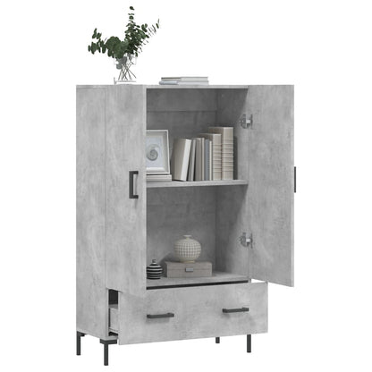 Skříň Highboard Betonově Šedá 69,5X31X115 Cm Kompozitní Dřevo