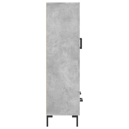 Skříň Highboard Betonově Šedá 69,5X31X115 Cm Kompozitní Dřevo