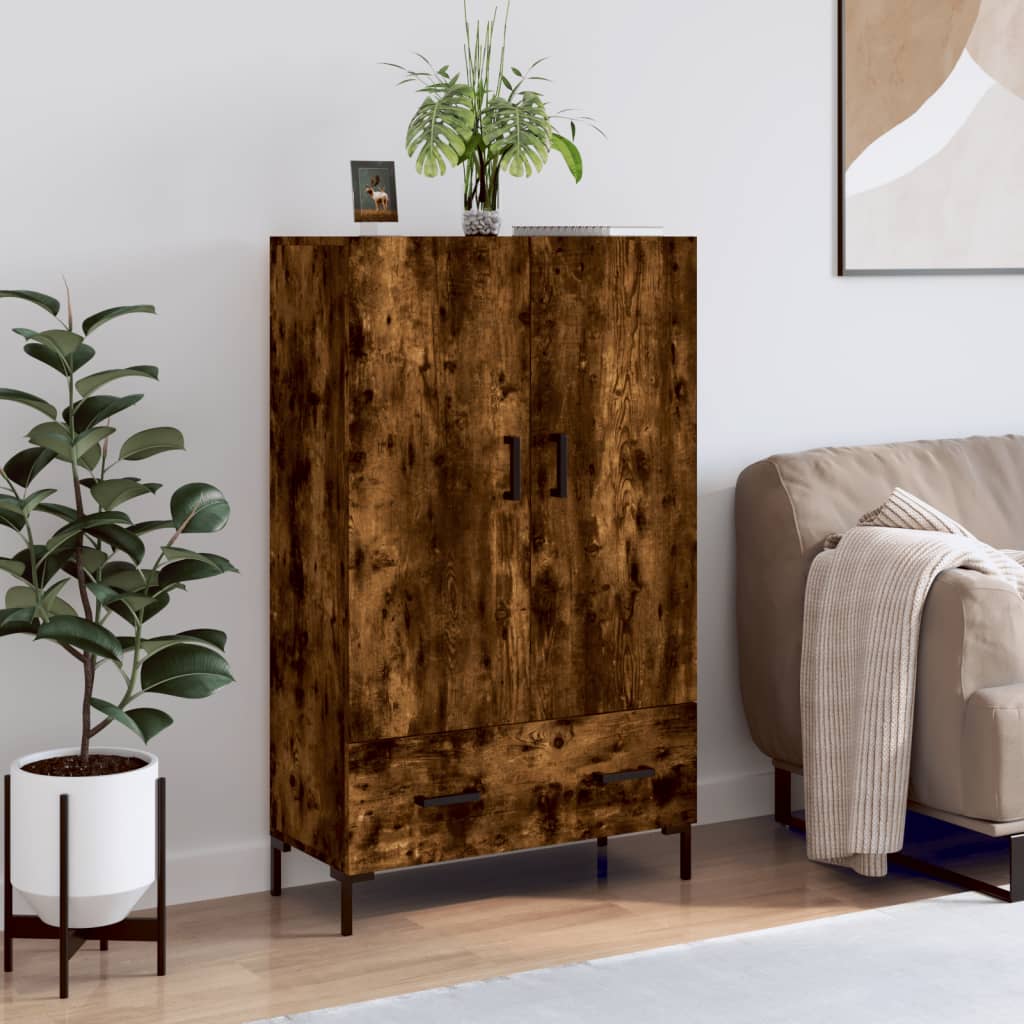 Skříň Highboard Šedá Sonoma 69,5 X 31 X 115 Cm Kompozitní Dřevo