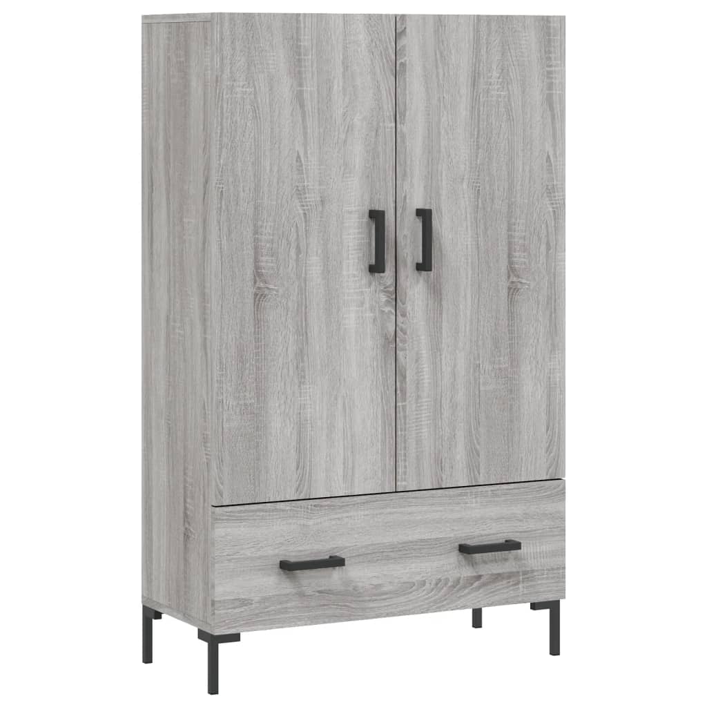 Skříň Highboard Šedá Sonoma 69,5 X 31 X 115 Cm Kompozitní Dřevo