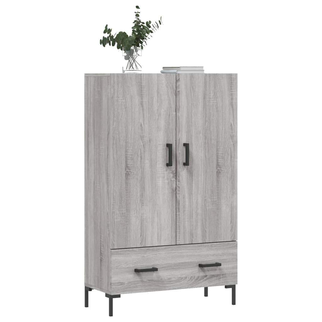 Skříň Highboard Šedá Sonoma 69,5 X 31 X 115 Cm Kompozitní Dřevo