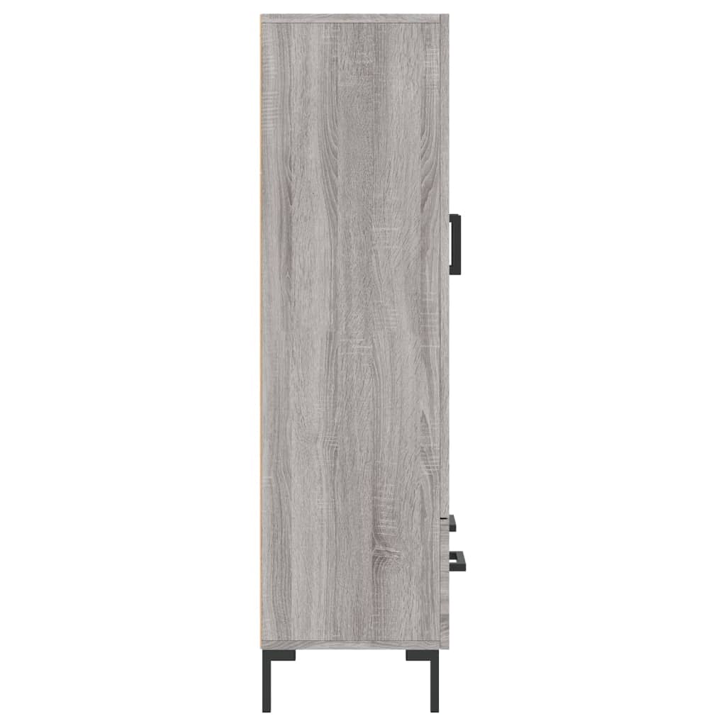 Skříň Highboard Šedá Sonoma 69,5 X 31 X 115 Cm Kompozitní Dřevo