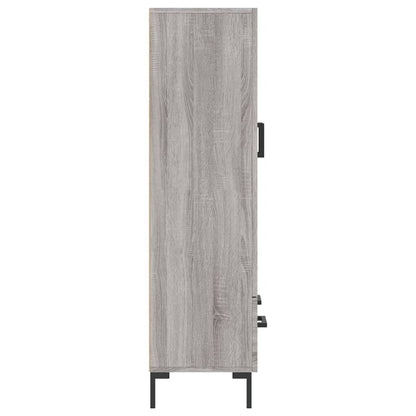 Skříň Highboard Šedá Sonoma 69,5 X 31 X 115 Cm Kompozitní Dřevo