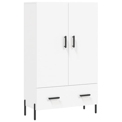 Skříň Highboard Bílá 69,5 X 31 X 115 Cm Kompozitní Dřevo