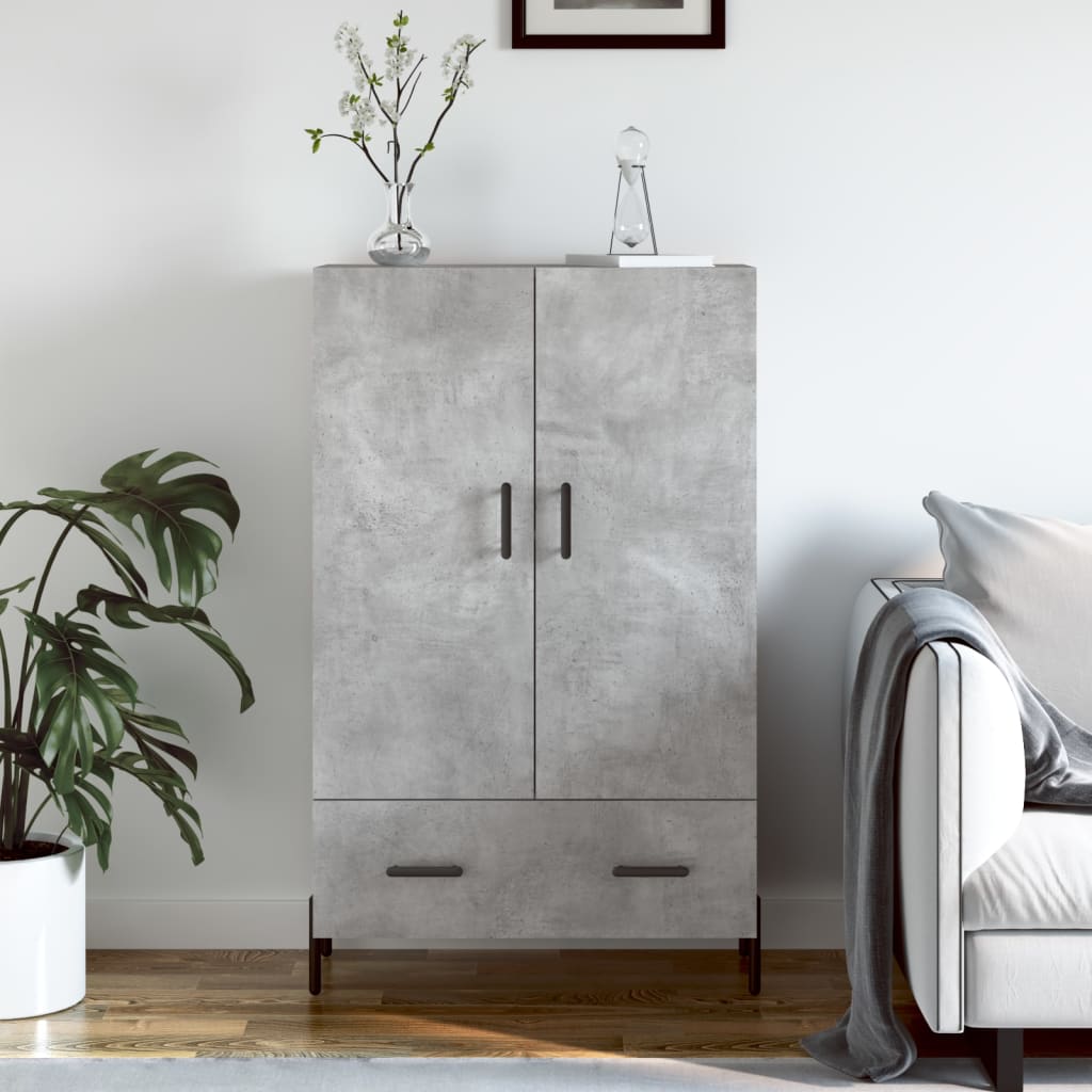Skříň Highboard 69,5 X 31 X 115 Cm Kompozitní Dřevo