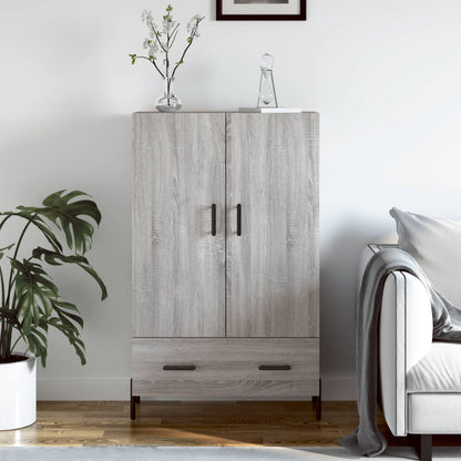 Skříň Highboard 69,5 X 31 X 115 Cm Kompozitní Dřevo