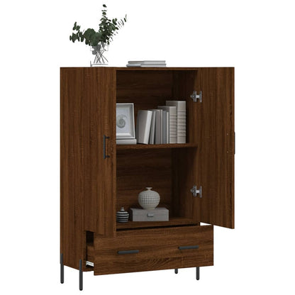 Skříň Highboard 69,5 X 31 X 115 Cm Kompozitní Dřevo