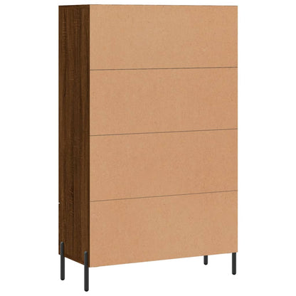 Skříň Highboard 69,5 X 31 X 115 Cm Kompozitní Dřevo