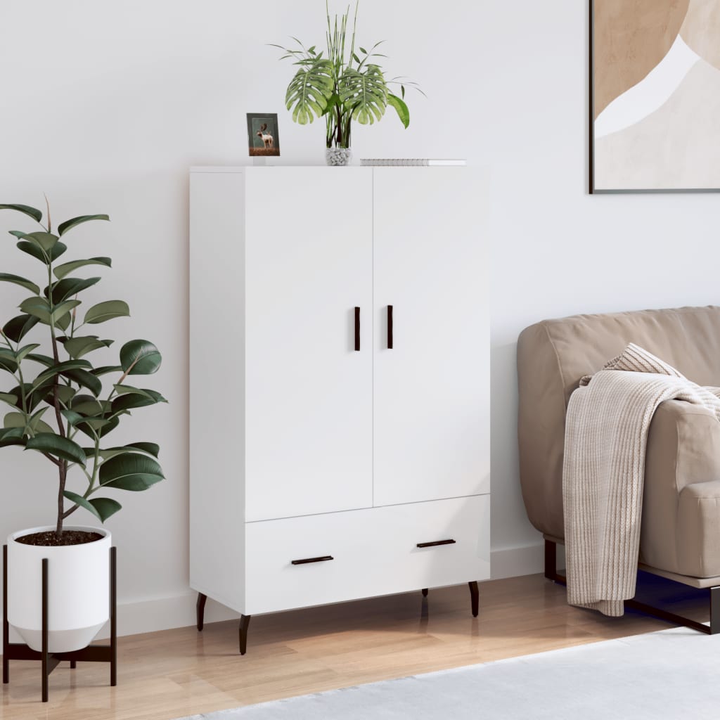Skříň Highboard Šedá Sonoma 69,5 X 31 X 115 Cm Kompozitní Dřevo