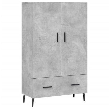 Skříň Highboard Betonově Šedá 69,5X31X115 Cm Kompozitní Dřevo