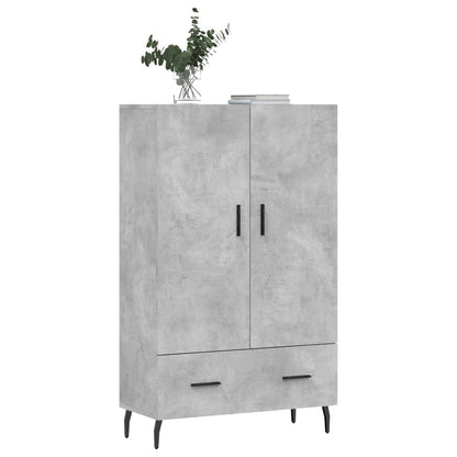 Skříň Highboard Betonově Šedá 69,5X31X115 Cm Kompozitní Dřevo