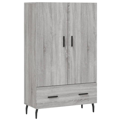 Skříň Highboard Šedá Sonoma 69,5 X 31 X 115 Cm Kompozitní Dřevo