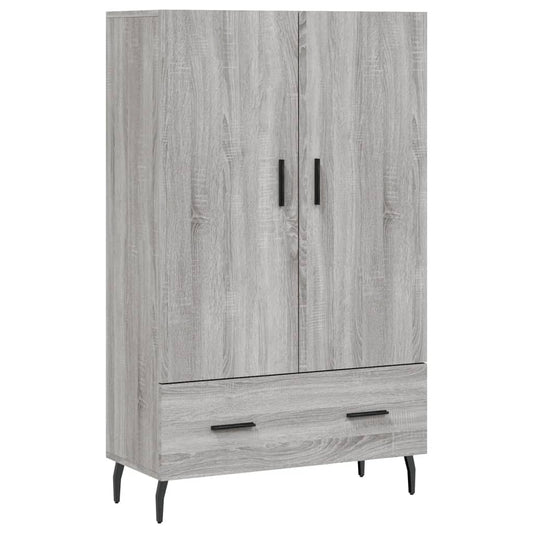 Skříň Highboard Šedá Sonoma 69,5 X 31 X 115 Cm Kompozitní Dřevo
