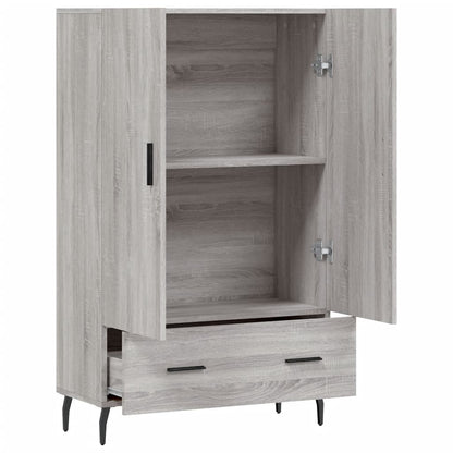 Skříň Highboard Šedá Sonoma 69,5 X 31 X 115 Cm Kompozitní Dřevo