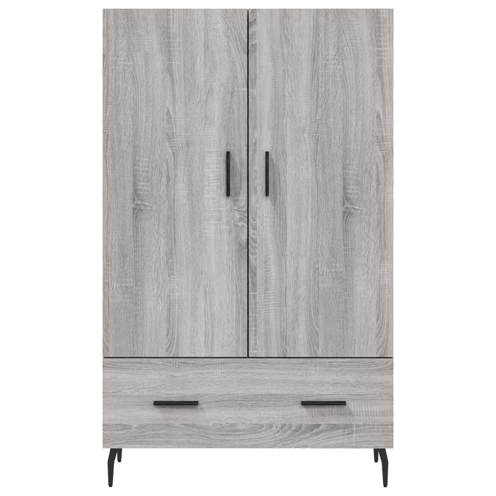 Skříň Highboard Šedá Sonoma 69,5 X 31 X 115 Cm Kompozitní Dřevo